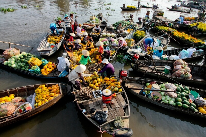Mekong Delta Motorbike Tours to Tra Vinh, Soc Trang, Long Xuyen, Can Tho: Boat Trip to Cai Rang Floating Market - Can Tho Motorcycle Tours to Long Xuyen