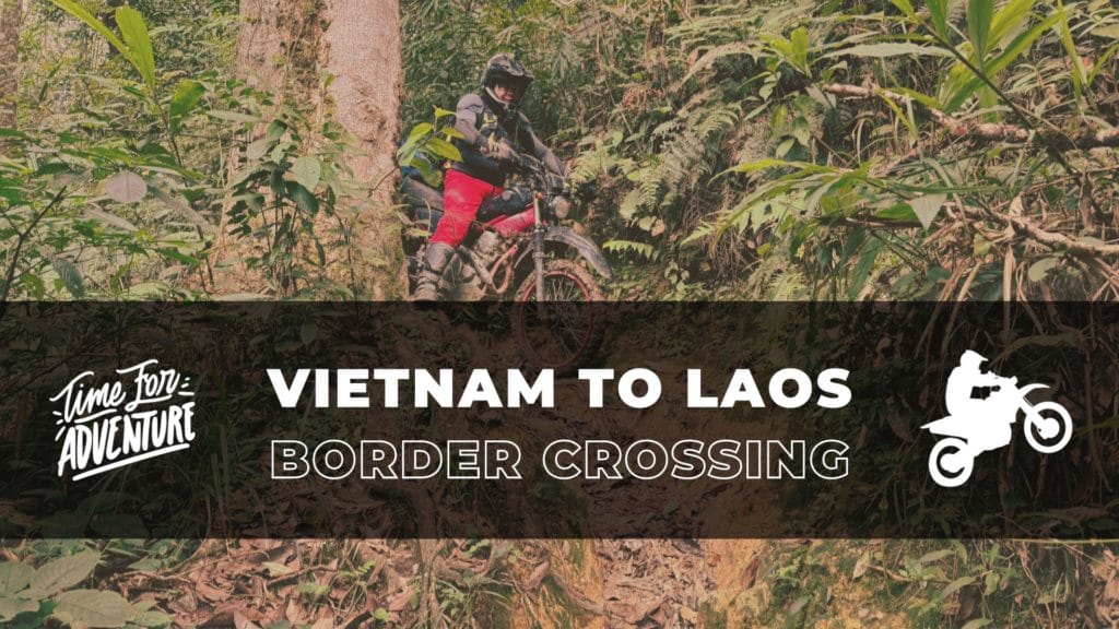 How many border gates in between Vietnam and Laos can people ride motorcycles through?