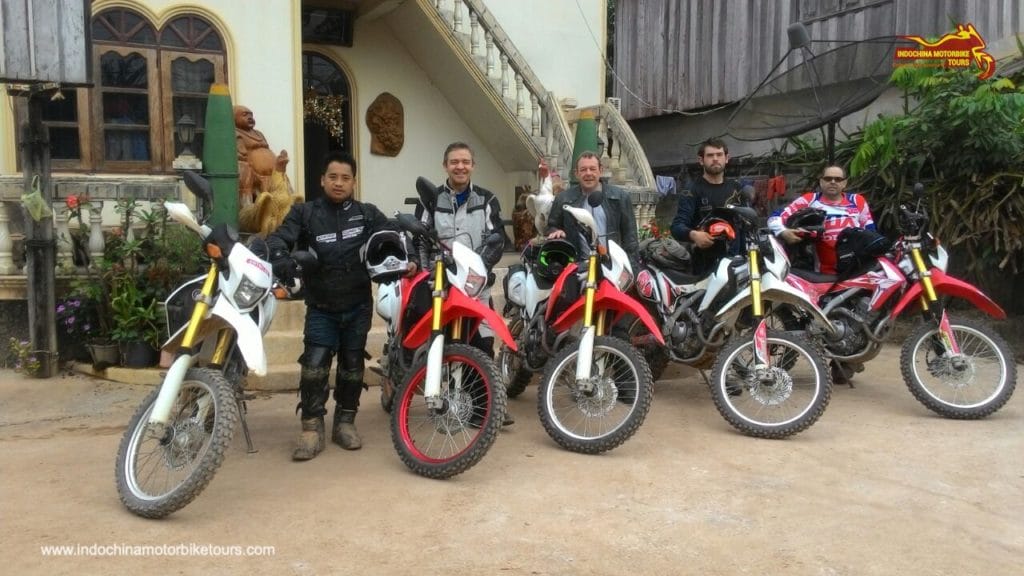 What toiletry accessories should people prepare before doing a motorbike tour in Laos?