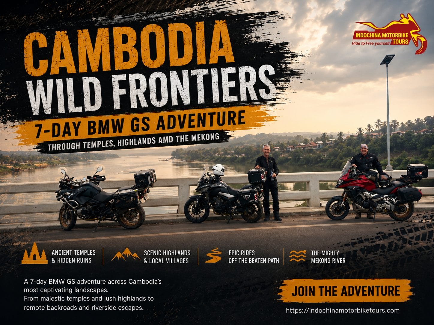 Cambodia Wild Frontiers – 7-Day BMW GS Adventure